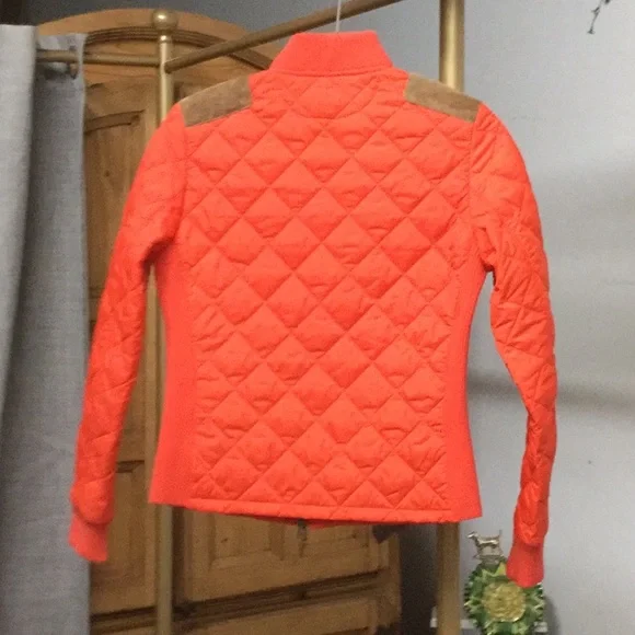 Ralph Lauren sport quilted jacket hunters orange travel cowgirl REMF holiday - Picture 5 of 7